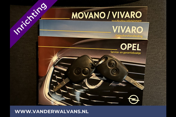 Opel Vivaro 1.6 CDTI 126pk L2H1 inrichting Euro6 Airco | Omvormer | Cruisecontrol | Trekhaak parkeersensoren, achterklep, camera, bijrijdersbank