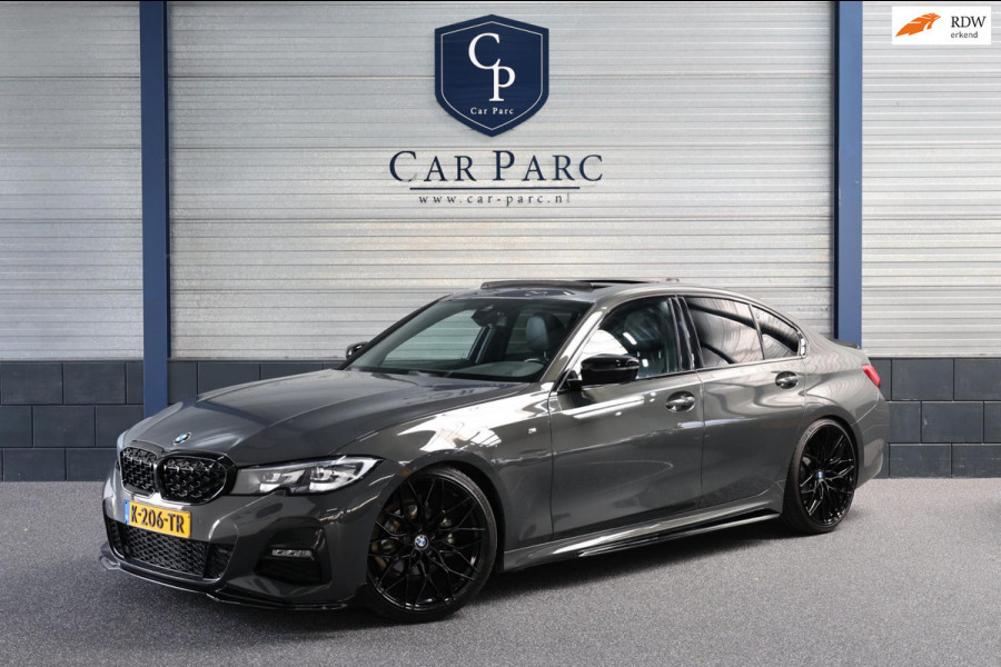 BMW 3 Serie 318i M-Sport LED/VIRTUAL/SFEER/PANO/HALF LEDER+S.VERWAMRING/20" LMV/CAM/CRUISE/ECC/12 MND GARANTIE!