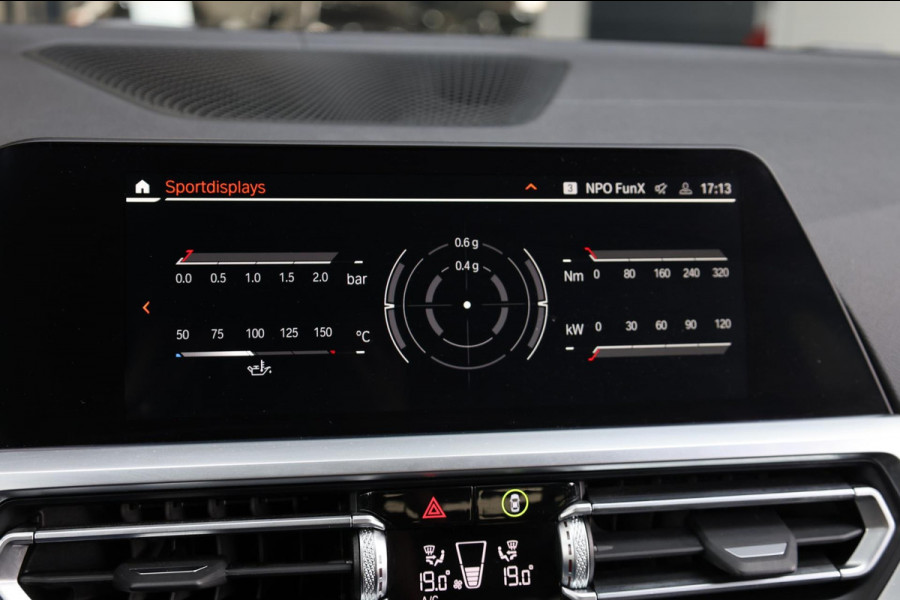 BMW 3 Serie 318i M-Sport LED/VIRTUAL/SFEER/PANO/HALF LEDER+S.VERWAMRING/20" LMV/CAM/CRUISE/ECC/12 MND GARANTIE!