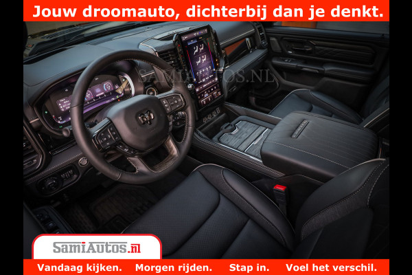 Dodge Ram 1500 Limited Night High Output 540HP 706Nm | Massage + Full Option | De Meest Luxe en Volle Pick-Up in zijn Klasse | Comfortabele Dubbele Cabine met Royale 5 Zitplaatsen | BPM vrij | Nu Leverbaar uit Voorraad | Voorraad Nr 2320 - 5138