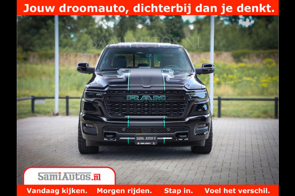 Dodge Ram 1500 Limited Night High Output 540HP 706Nm | Massage + Full Option | De Meest Luxe en Volle Pick-Up in zijn Klasse | Comfortabele Dubbele Cabine met Royale 5 Zitplaatsen | BPM vrij | Nu Leverbaar uit Voorraad | Voorraad Nr 2320 - 5138