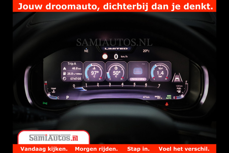 Dodge Ram 1500 Limited Night High Output 540HP 706Nm | Massage + Full Option | De Meest Luxe en Volle Pick-Up in zijn Klasse | Comfortabele Dubbele Cabine met Royale 5 Zitplaatsen | BPM vrij | Nu Leverbaar uit Voorraad | Voorraad Nr 2320 - 5138