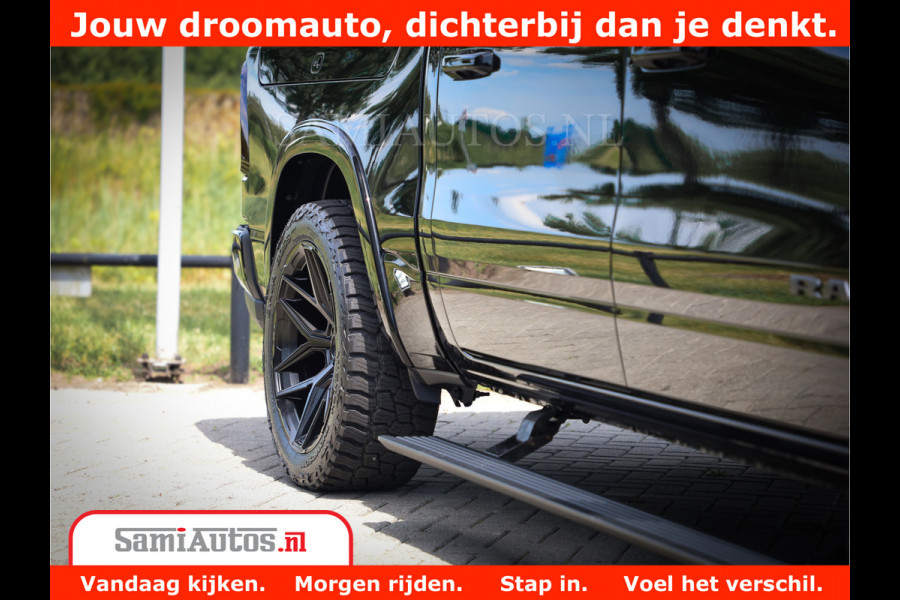 Dodge Ram 1500 Limited Night High Output 540HP 706Nm | Massage + Full Option | De Meest Luxe en Volle Pick-Up in zijn Klasse | Comfortabele Dubbele Cabine met Royale 5 Zitplaatsen | BPM vrij | Nu Leverbaar uit Voorraad | Voorraad Nr 2320 - 5138