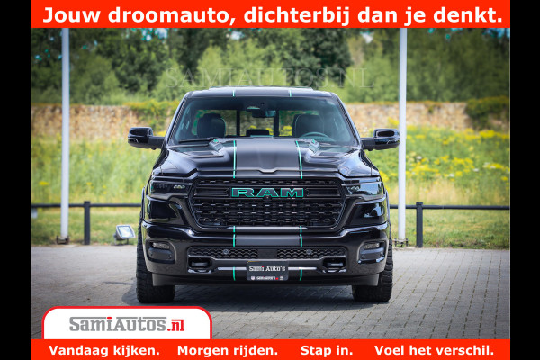 Dodge Ram 1500 Limited Night High Output 540HP 706Nm | Massage + Full Option | De Meest Luxe en Volle Pick-Up in zijn Klasse | Comfortabele Dubbele Cabine met Royale 5 Zitplaatsen | BPM vrij | Nu Leverbaar uit Voorraad | Voorraad Nr 2320 - 5138
