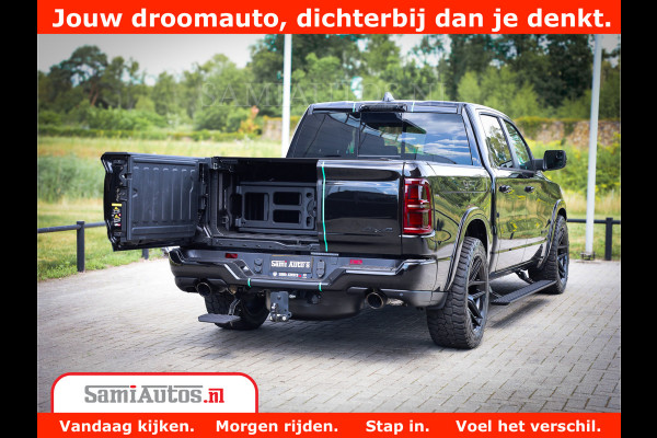 Dodge Ram 1500 Limited Night High Output 540HP 706Nm | Massage + Full Option | De Meest Luxe en Volle Pick-Up in zijn Klasse | Comfortabele Dubbele Cabine met Royale 5 Zitplaatsen | BPM vrij | Nu Leverbaar uit Voorraad | Voorraad Nr 2320 - 5138
