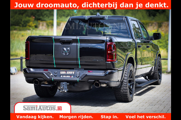 Dodge Ram 1500 Limited Night High Output 540HP 706Nm | Massage + Full Option | De Meest Luxe en Volle Pick-Up in zijn Klasse | Comfortabele Dubbele Cabine met Royale 5 Zitplaatsen | BPM vrij | Nu Leverbaar uit Voorraad | Voorraad Nr 2320 - 5138