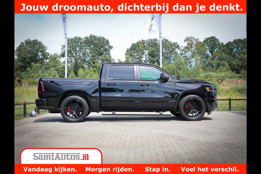 Dodge Ram 1500 Limited Night High Output 540HP 706Nm | Massage + Full Option | De Meest Luxe en Volle Pick-Up in zijn Klasse | Comfortabele Dubbele Cabine met Royale 5 Zitplaatsen | BPM vrij | Nu Leverbaar uit Voorraad | Voorraad Nr 2320 - 5138