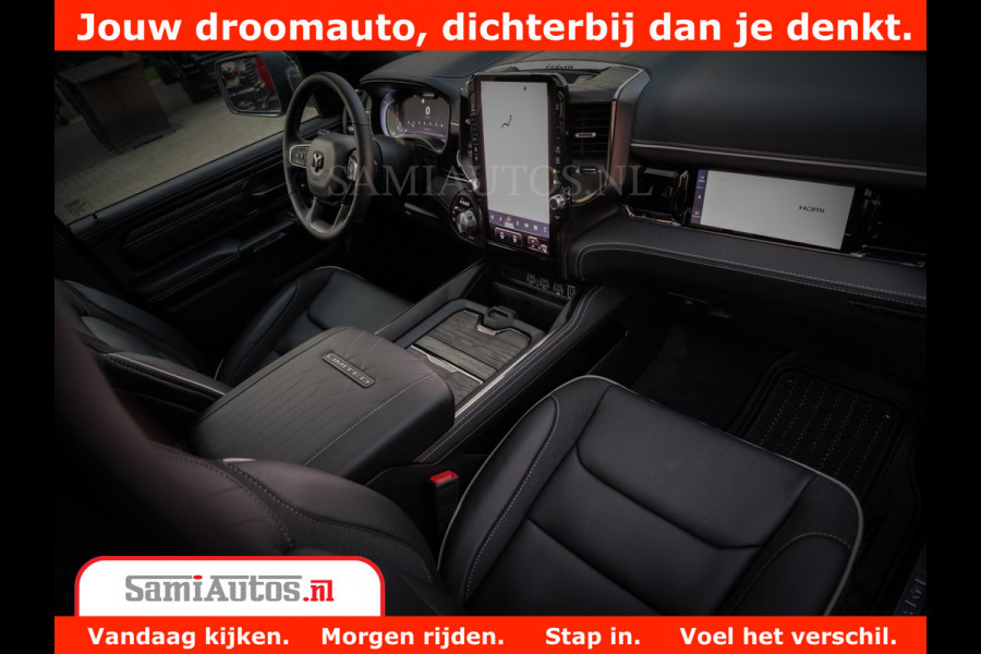 Dodge Ram 1500 Limited Night High Output 540HP 706Nm | Massage + Full Option | De Meest Luxe en Volle Pick-Up in zijn Klasse | Comfortabele Dubbele Cabine met Royale 5 Zitplaatsen | BPM vrij | Nu Leverbaar uit Voorraad | Voorraad Nr 2320 - 5138