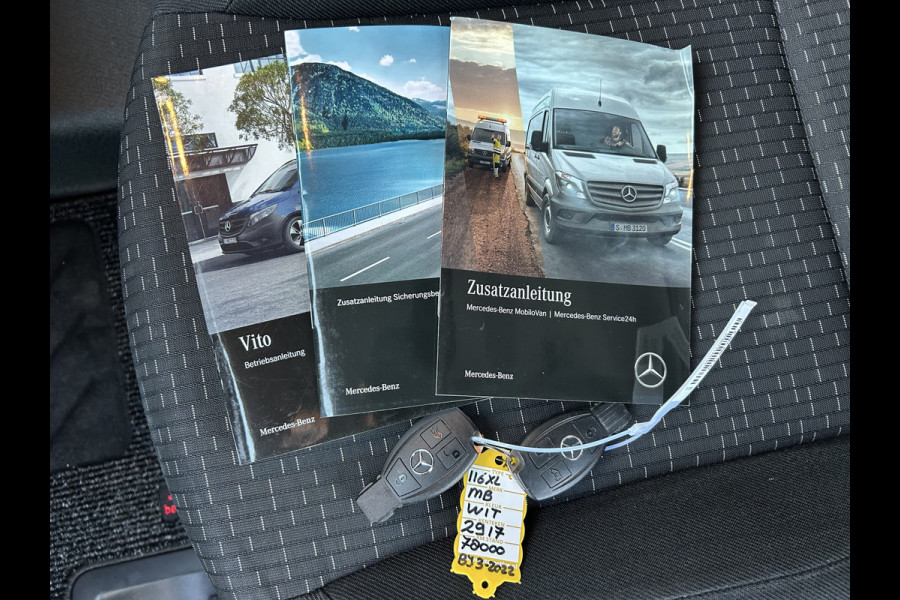 Mercedes-Benz Vito 116 CDI Extra lang / Automaat / Airco / Navigatie / Camera / Parkeersensoren / Cruise control / 270 Graden achterdeuren