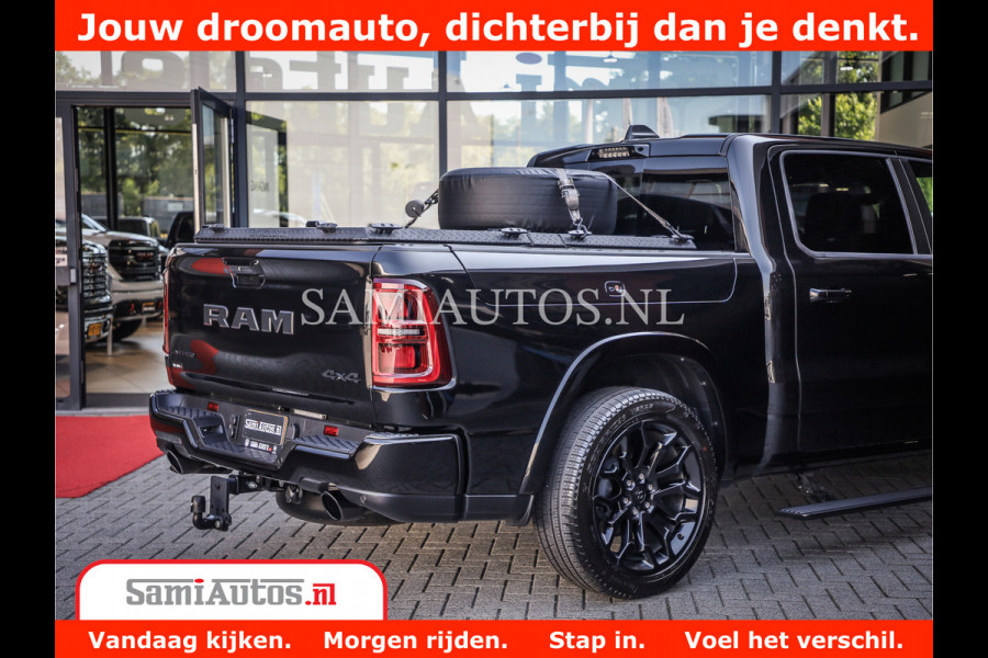 Dodge Ram 1500 Limited Night High Output 540HP 706Nm | Massage + Full Option | De Meest Luxe en Volle Pick-Up in zijn Klasse | Comfortabele Dubbele Cabine met Royale 5 Zitplaatsen | BPM vrij | Nu Leverbaar uit Voorraad | Voorraad Nr 2320 - 5138