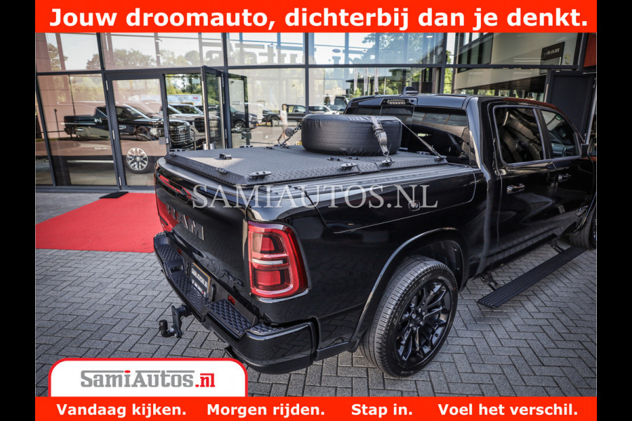 Dodge Ram 1500 Limited Night High Output 540HP 706Nm | Massage + Full Option | De Meest Luxe en Volle Pick-Up in zijn Klasse | Comfortabele Dubbele Cabine met Royale 5 Zitplaatsen | BPM vrij | Nu Leverbaar uit Voorraad | Voorraad Nr 2320 - 5138