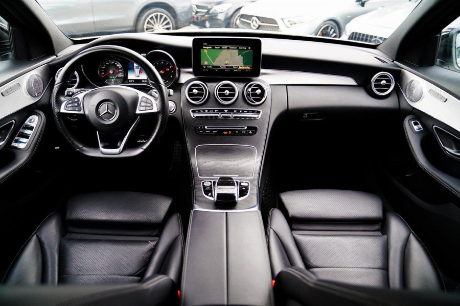 Mercedes-Benz C-Klasse Estate 350 e Business Solution AMG | Burmester Sound System | Luxe Leder | Stoelverwarming | Cruise control