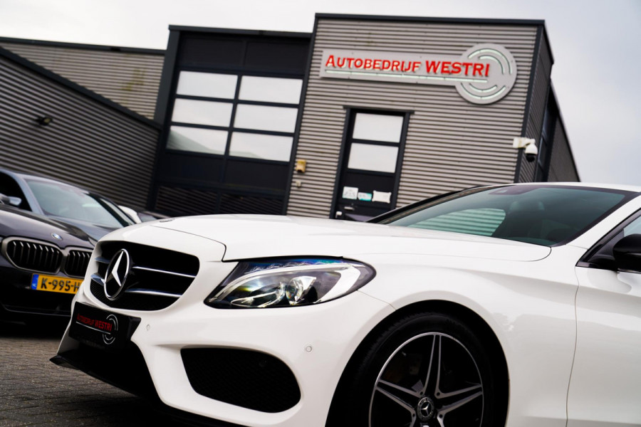 Mercedes-Benz C-Klasse Estate 350 e Business Solution AMG | Burmester Sound System | Luxe Leder | Stoelverwarming | Cruise control