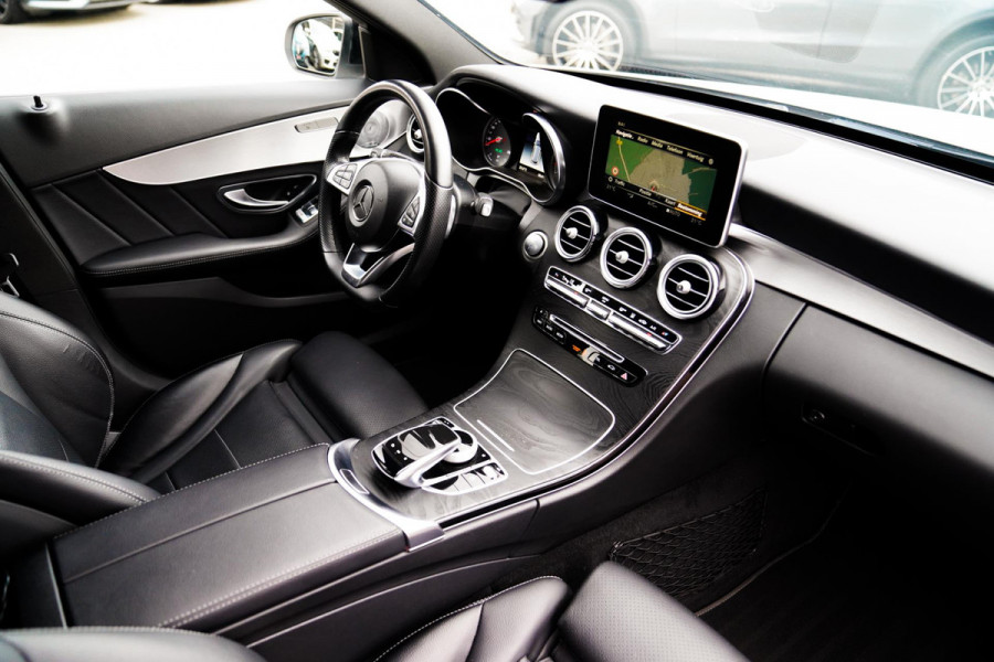 Mercedes-Benz C-Klasse Estate 350 e Business Solution AMG | Burmester Sound System | Luxe Leder | Stoelverwarming | Cruise control