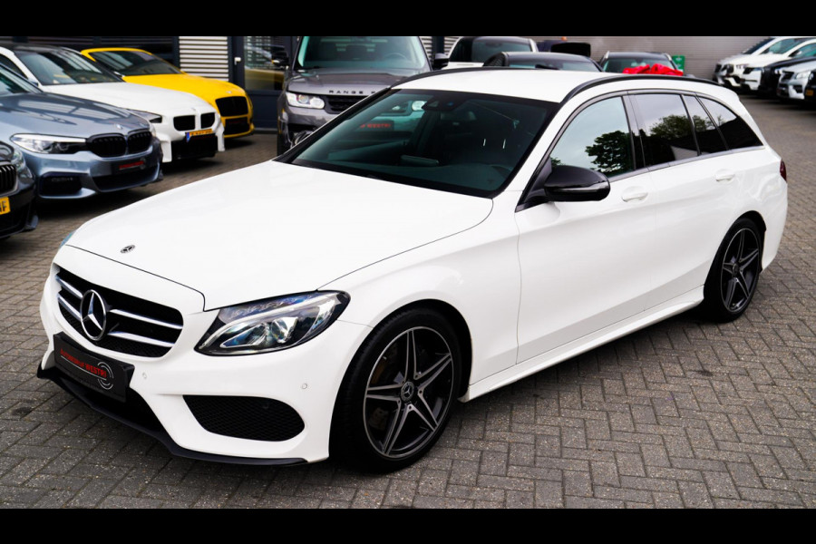 Mercedes-Benz C-Klasse Estate 350 e Business Solution AMG | Burmester Sound System | Luxe Leder | Stoelverwarming | Cruise control