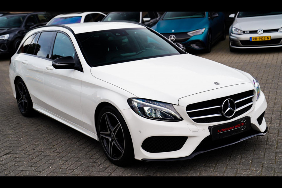 Mercedes-Benz C-Klasse Estate 350 e Business Solution AMG | Burmester Sound System | Luxe Leder | Stoelverwarming | Cruise control