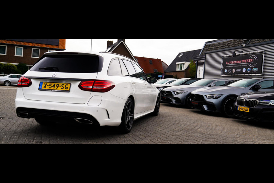 Mercedes-Benz C-Klasse Estate 350 e Business Solution AMG | Burmester Sound System | Luxe Leder | Stoelverwarming | Cruise control