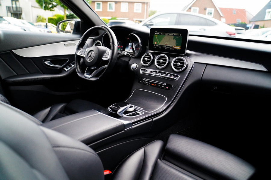 Mercedes-Benz C-Klasse Estate 350 e Business Solution AMG | Burmester Sound System | Luxe Leder | Stoelverwarming | Cruise control