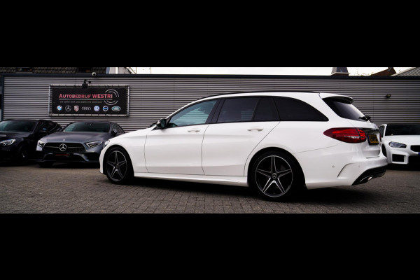 Mercedes-Benz C-Klasse Estate 350 e Business Solution AMG | Burmester Sound System | Luxe Leder | Stoelverwarming | Cruise control