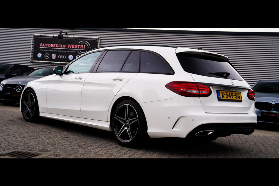 Mercedes-Benz C-Klasse Estate 350 e Business Solution AMG | Burmester Sound System | Luxe Leder | Stoelverwarming | Cruise control