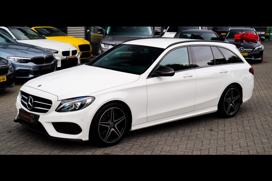 Mercedes-Benz C-Klasse Estate 350 e Business Solution AMG | Burmester Sound System | Luxe Leder | Stoelverwarming | Cruise control