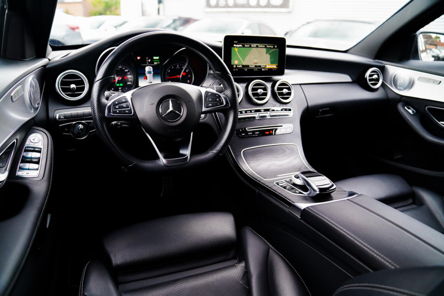 Mercedes-Benz C-Klasse Estate 350 e Business Solution AMG | Burmester Sound System | Luxe Leder | Stoelverwarming | Cruise control