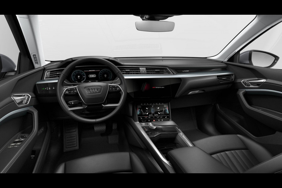 Audi e-tron e-tron 50 quattro Launch edition plus 71 kWh 313pk | Panoramadak | Lederen bekleding | Adaptieve cruise controle | Elektrisch verstelbare voorstoelen | Memory