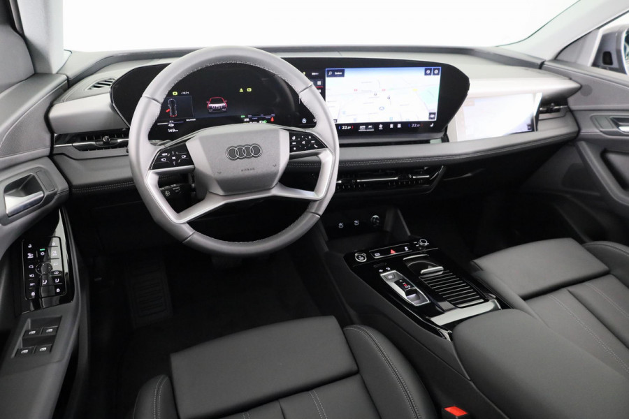 Audi Q6 e-tron Advanced edition e-tron perf 225kW/306pk 100Kwh Ha Tech Plus pakket, sportstoelen met leder, omgevingscamera's, adaptive cruisecontrol, verwarmbare voor en achterstoelen