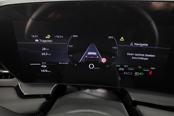 Audi Q6 e-tron Advanced edition e-tron perf 225kW/306pk 100Kwh Ha Tech Plus pakket, sportstoelen met leder, omgevingscamera's, adaptive cruisecontrol, verwarmbare voor en achterstoelen