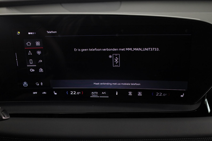 Audi Q6 e-tron Advanced edition e-tron perf 225kW/306pk 100Kwh Ha Tech Plus pakket, sportstoelen met leder, omgevingscamera's, adaptive cruisecontrol, verwarmbare voor en achterstoelen