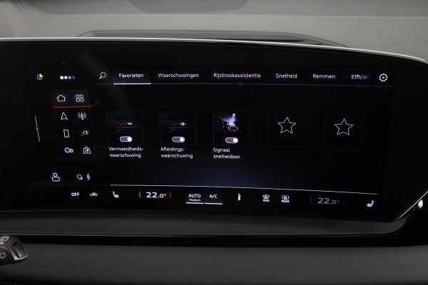 Audi Q6 e-tron Advanced edition e-tron perf 225kW/306pk 100Kwh Ha Tech Plus pakket, sportstoelen met leder, omgevingscamera's, adaptive cruisecontrol, verwarmbare voor en achterstoelen