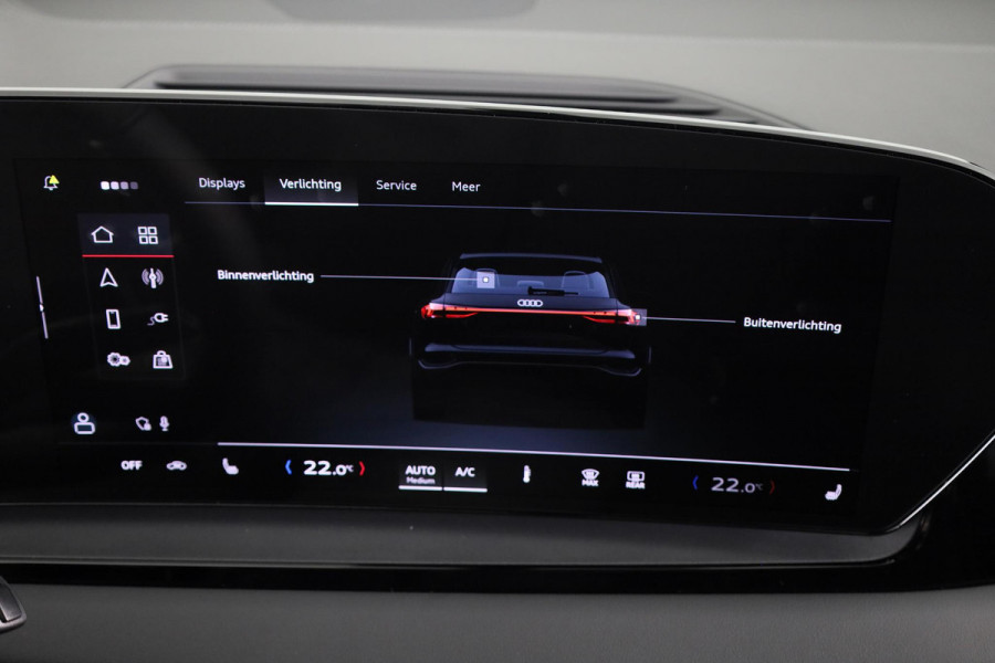 Audi Q6 e-tron Advanced edition e-tron perf 225kW/306pk 100Kwh Ha Tech Plus pakket, sportstoelen met leder, omgevingscamera's, adaptive cruisecontrol, verwarmbare voor en achterstoelen