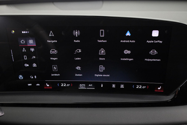 Audi Q6 e-tron Advanced edition e-tron perf 225kW/306pk 100Kwh Ha Tech Plus pakket, sportstoelen met leder, omgevingscamera's, adaptive cruisecontrol, verwarmbare voor en achterstoelen