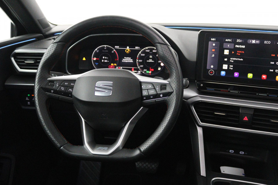 Seat Leon 1.4 TSI eHybrid PHEV FR Business Intense (PANORAMADAK, STUURVERWARMING, ACHTERUITRIJCAMERA, GOED ONDERHOUDEN)