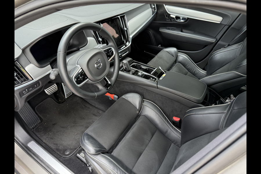 Volvo V90 2.0 T6 AWD R-Design ** Panodak ** Trekhaak ** NAP!! Rijbereik tot 87km (WLTP)