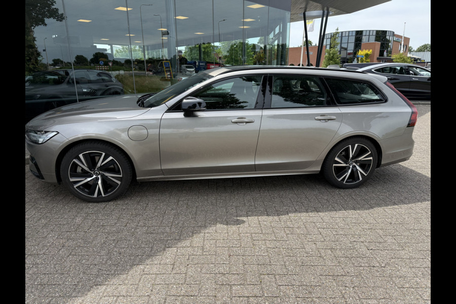 Volvo V90 2.0 T6 AWD R-Design ** Panodak ** Trekhaak ** NAP!! Rijbereik tot 87km (WLTP)