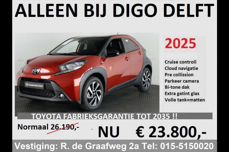 Toyota Aygo X 1.0 VVT-i S-CVT Pulse | Stoelverwarming| Adaptief Cruise Control | Apple Carplay & Android auto |