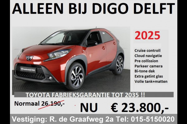 Toyota Aygo X 1.0 VVT-i S-CVT Pulse | Stoelverwarming| Adaptief Cruise Control | Apple Carplay & Android auto |