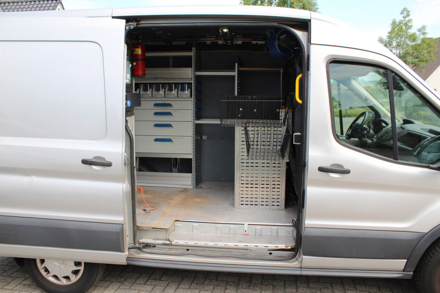 Ford Transit 350 2.0 TDCI 130PK Euro6 L2H2 RWD Trend Service bus /  Werkplaats Sortimo inrichting