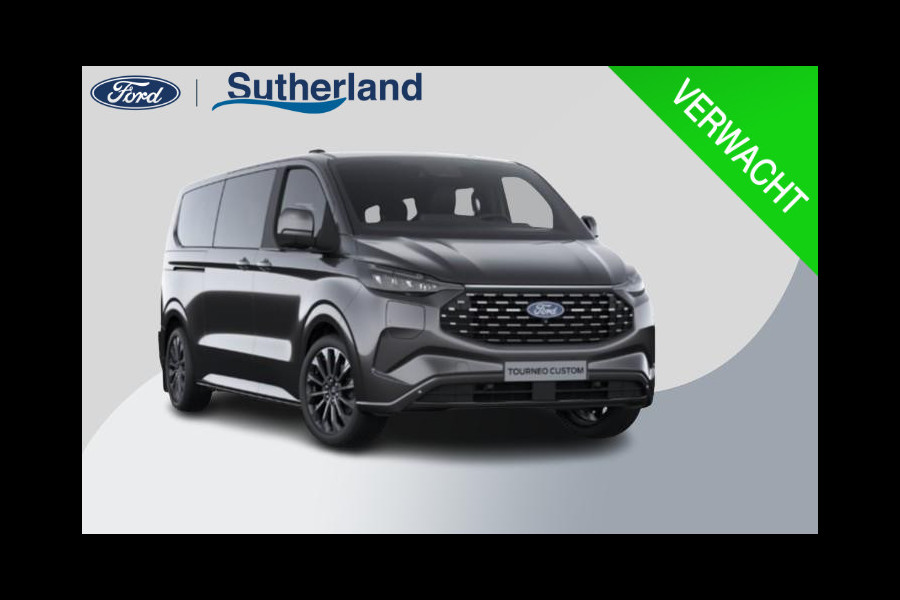 Ford Transit Custom Tourneo 340 2.5 PHEV L2H1 Titanium X 233pk |  Incl. BTW/BPM Rijklaar | Luxury Pack | 16-weg elektrisch verstelbare AGR | Inklapbare trekhaak | Verwarmbaar stuurwiel |