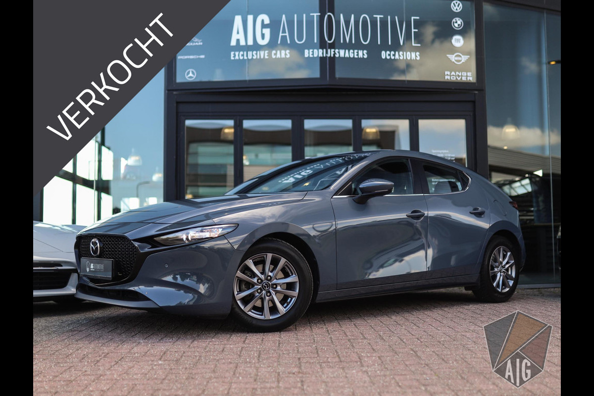 Mazda 3 2.0 e-SkyActiv-G M Hybrid 122 Comfort Bose | Camera | Memory | Trekhaak | ACC | Stoel/Stuurverw. Mazda 3 2.0 e-SkyActiv-G M Hybrid 122 Comfort Bose | Camera | Memory | Trekhaak | ACC | Stoel/Stuurverw.