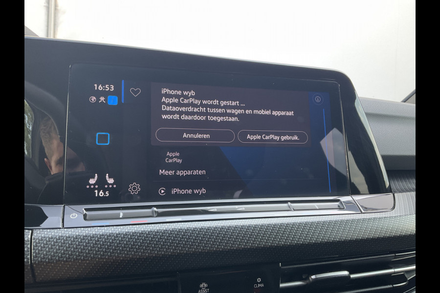 Volkswagen Golf 1.5 eTSI R-Line Business+ Automaat Sfeerverl Stoel/Stuurverw Adap.Cruise Uitstraling!