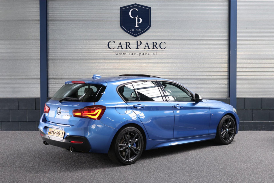 BMW 1-serie M140i Special Edition LED/SCHUIFDAK/ALCANTARA+S.VERWARMING/LMV/PDC/CRUISE/ECC/12 MND GARANTIE!