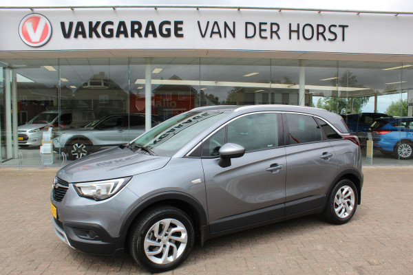 Opel Crossland X 1.2 Turbo Innovation , Slechts 37487km NAP , Hoge zit Airco , Navigtie , Trekhaak  , Bluetooth , Cruise control LM Vel;gen , Elek.ramen v+a , AGR stoelen voor