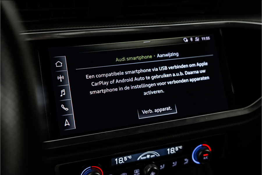 Audi Q3 35 TFSI 2x S Line 150PK NL AUTO+NAP | Matrix | Carplay | Virtual | Dodehoek