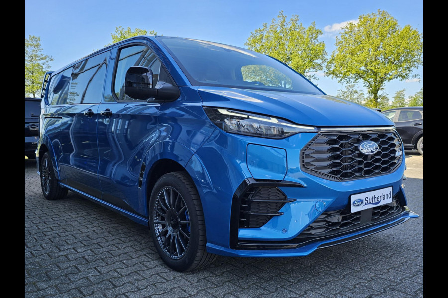 Ford Transit Custom 320 2.5 PHEV L2H1 MS-RT DC 233pk | | Dubbele Cabine | Dubbele zijschuifdeur | Inklapbare trekhaak | Navigatie systeem | Adaptieve LED koplampen met verblindingsvrij grootlicht | Bekleding zijwand en achterdeuren (volledig)