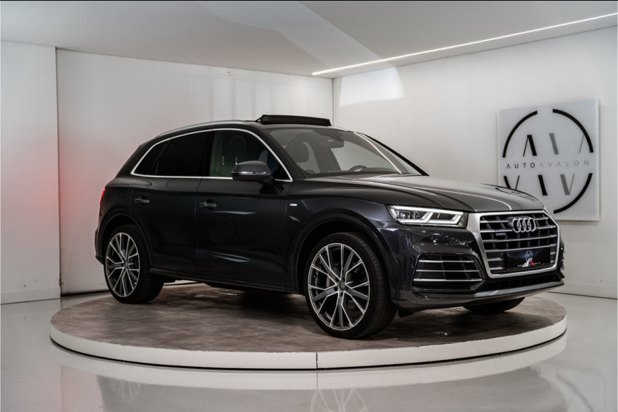 Audi Q5 2.0 TFSI Quattro 2x S-Line 252PK NL AUTO+NAP | Pano | luchtvering | Sfeer | Virtual | MATRIX