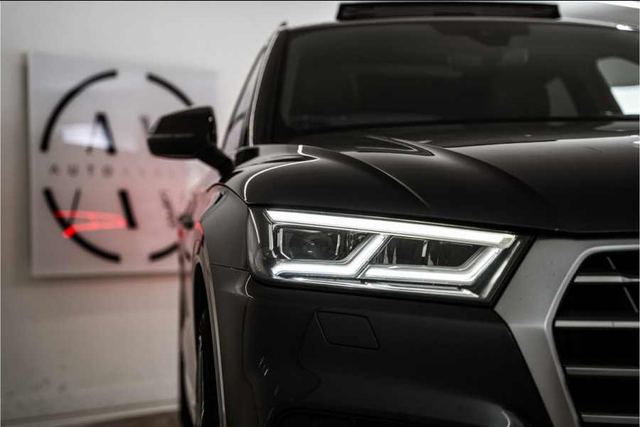 Audi Q5 2.0 TFSI Quattro 2x S-Line 252PK NL AUTO+NAP | Pano | luchtvering | Sfeer | Virtual | MATRIX