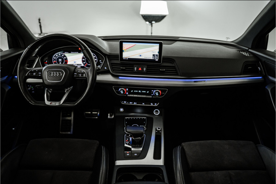Audi Q5 2.0 TFSI Quattro 2x S-Line 252PK NL AUTO+NAP | Pano | luchtvering | Sfeer | Virtual | MATRIX
