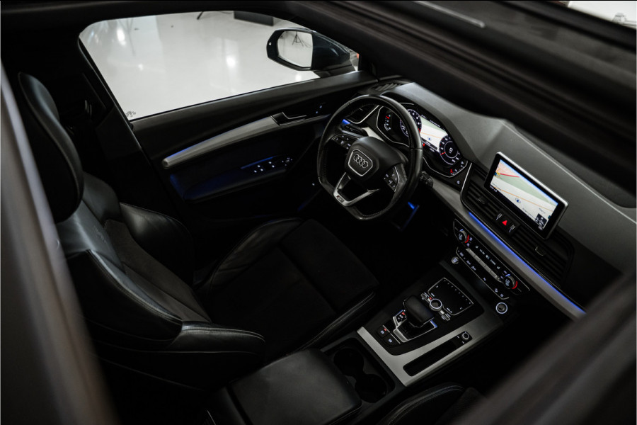 Audi Q5 2.0 TFSI Quattro 2x S-Line 252PK NL AUTO+NAP | Pano | luchtvering | Sfeer | Virtual | MATRIX